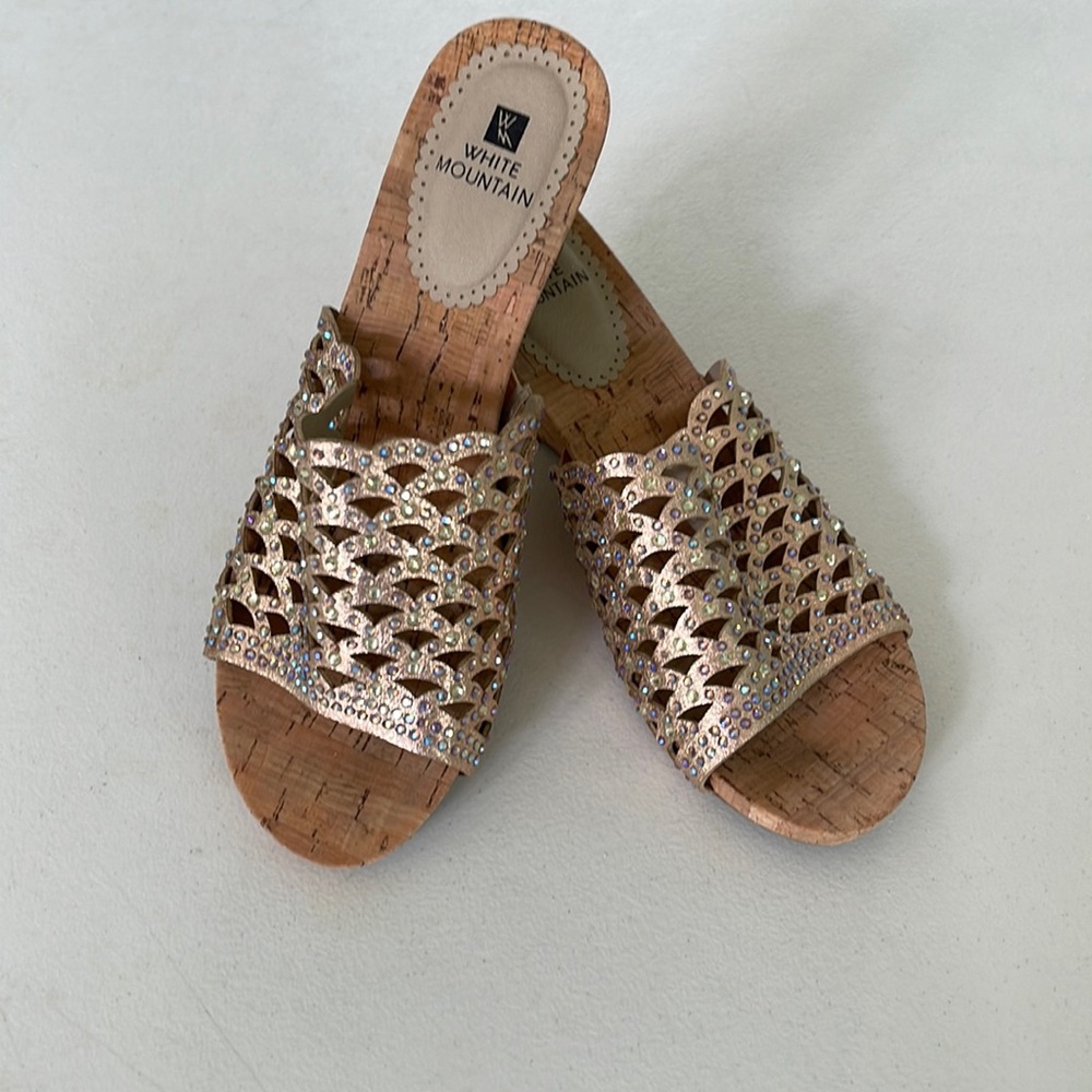 Like New cork sandals by White Mountain